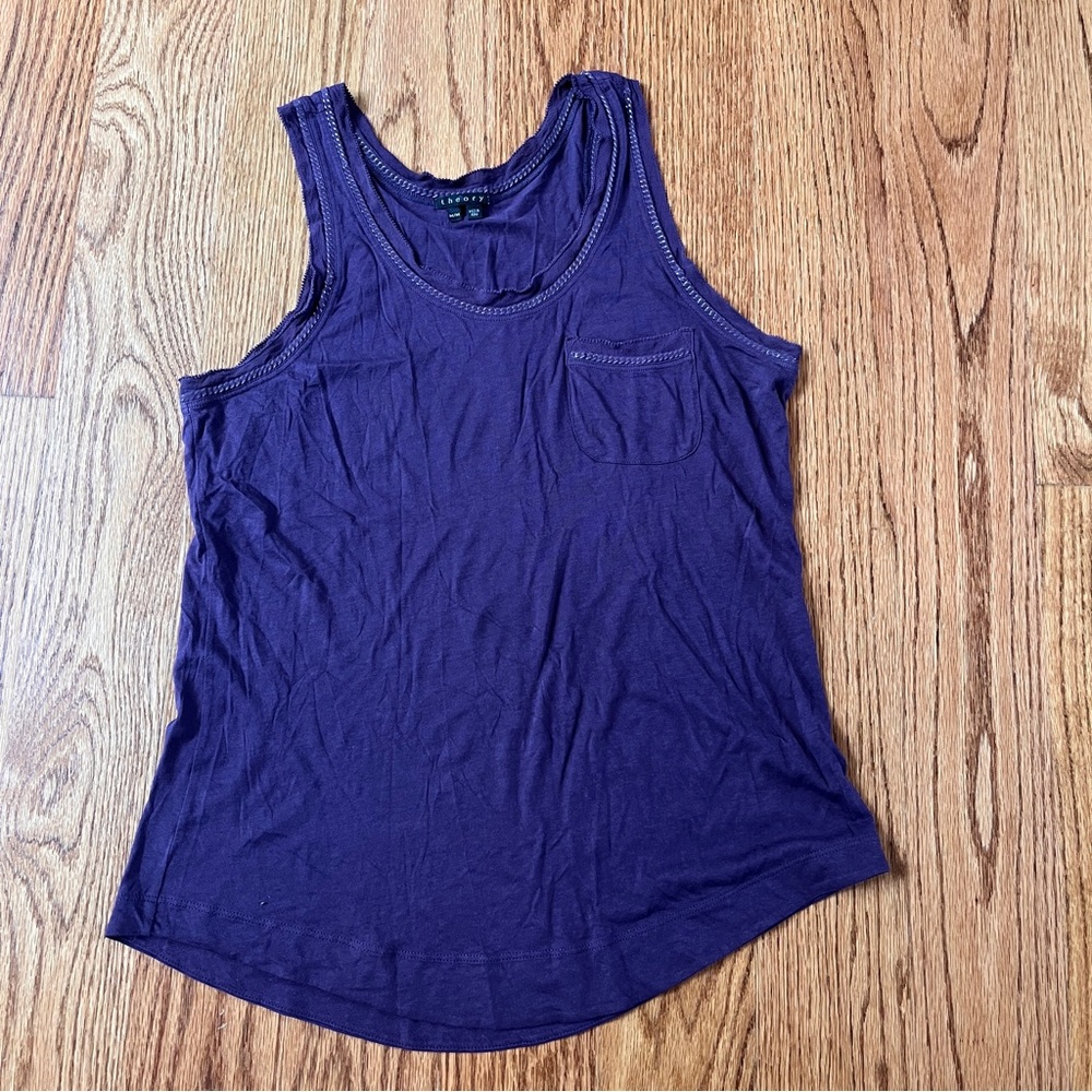 Theory Purple Chain Tank